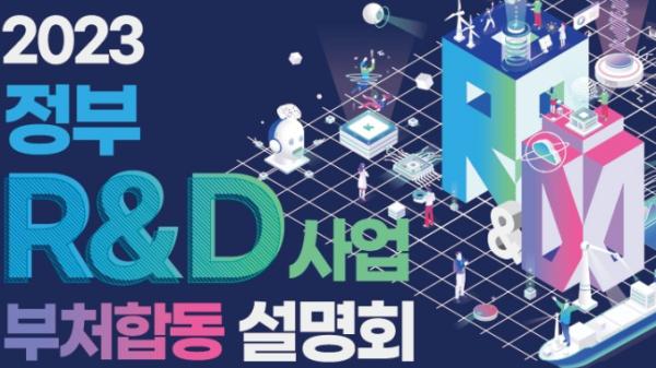 2023년도 정부 R&D 사업 부처합동 설명회 개최