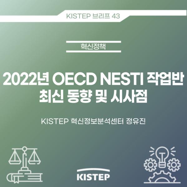 [KISTEP 브리프] 2022년 OECD NESTI 작업반 최신 동향 및 시사점