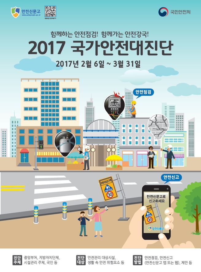 2017년 국가안전대진단 안내 | 공지사항 | 알림·소식 : KISTEP 한국과학기술기획평가원